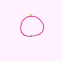 Radiance Beads Bracelet - Purple and Pink