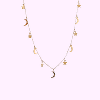 Celestial Charms Necklace - Gold