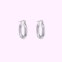 Bold Hoops - Silver