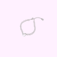 Circle Link Bracelet &ndash; Silver