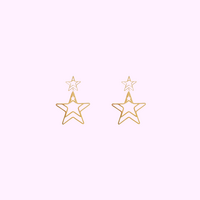 Radiant Star Earring - Gold