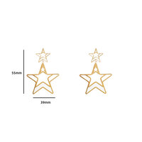Radiant Star Earring - Gold