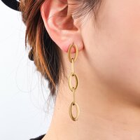 Classic Oval Drop - Gold