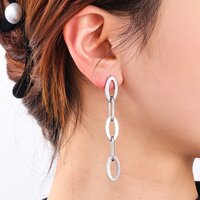 Classic Oval Drop - Silver