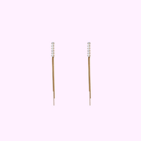 Sparkle Duo Earring - Gold