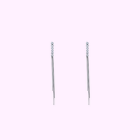 Sparkle Duo Earring - Silver