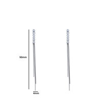 Sparkle Duo Earring - Silver