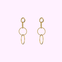 Linked Essence Earring - Gold