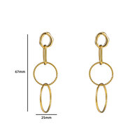 Linked Essence Earring - Gold
