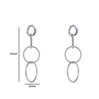 Linked Essence Earring - Silver