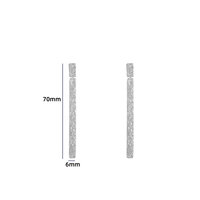 Long Bling Drop - Silver