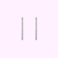 Long Bling Drop - Silver