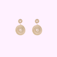 Twist Up Earring - Gold