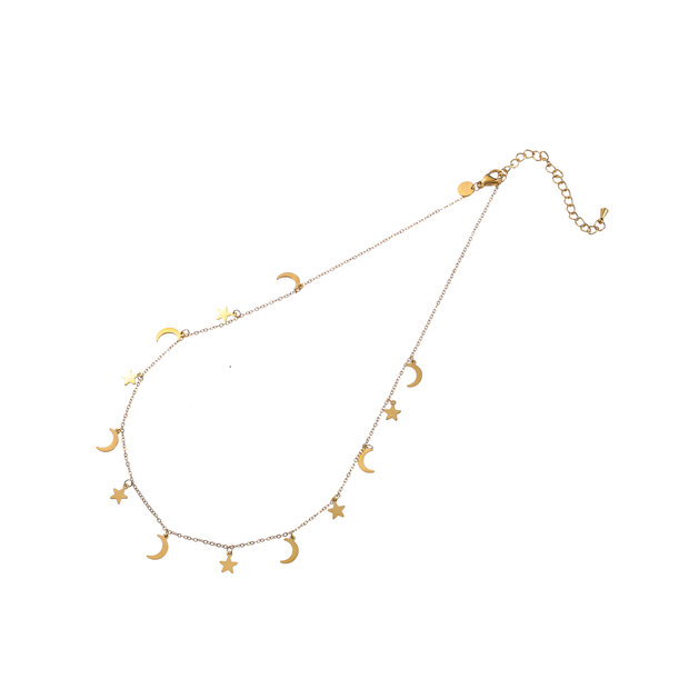 Celestial Charms Necklace - Gold