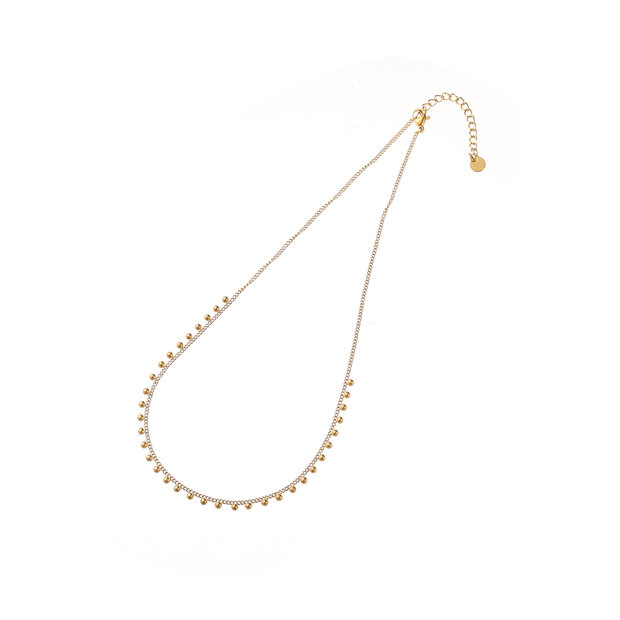 Mini Dot Necklace - Gold