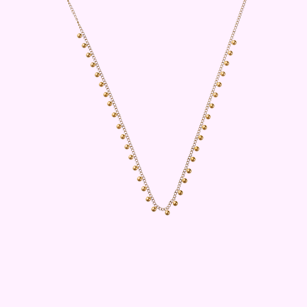Mini Dot Necklace - Gold
