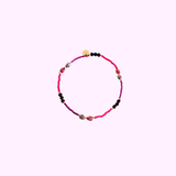 Aura Beads Bracelet - Purple and Pink