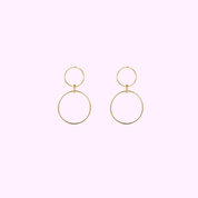 Doubles Rings Dangle - Gold