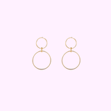 Doubles Rings Dangle - Gold