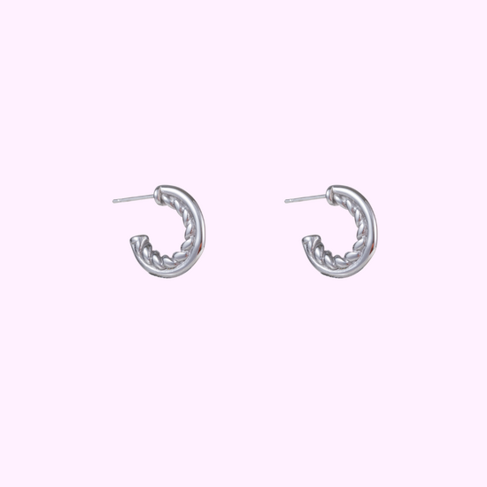Cute Hoop - Silver