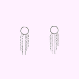 Hoop + 5 chains - Silver