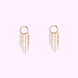 Hoop + 5 chains - Gold