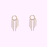 Hoop + 5 Twisted chains - Gold