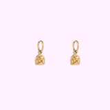 Love Letter Hoop - Gold
