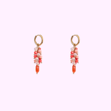 Summer Bunch Hoop - Gold and Red
