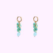 Summer Bunch Hoop - Gold and Green