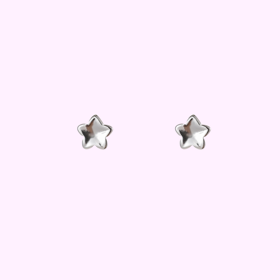 Star Studs – Silver