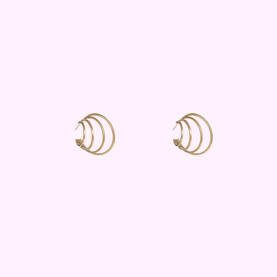 Orbit Hoops – Gold