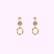 Organic Circle Drops – Gold