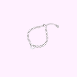 Circle Link Bracelet – Silver