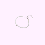 Shell Heart Bracelet – Silver