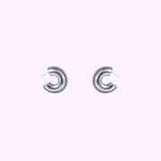 Bold Hollow Hoop - Silver