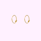 Infinity Knot Hoop - Gold