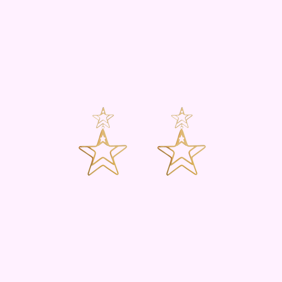 Radiant Star Earring - Gold