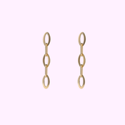 Classic Oval Drop - Gold