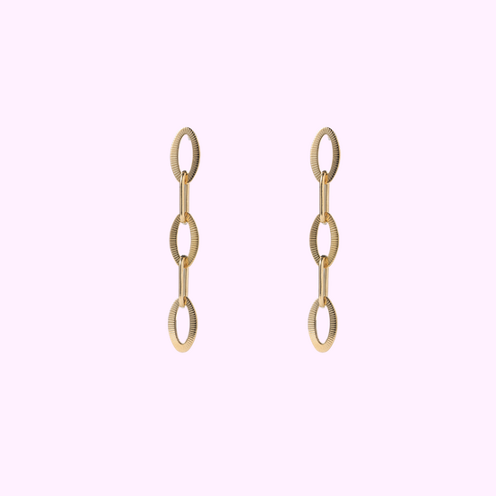Classic Oval Drop - Gold