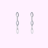 Classic Oval Drop - Silver
