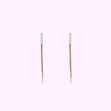 Sparkle Duo Earring - Gold