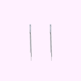 Sparkle Duo Earring - Silver