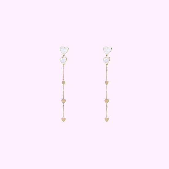 Pearl Love Earring - Gold