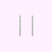 Long Bling Drop - Silver