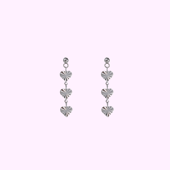 Heart Trio - Silver