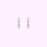 Tiny Link Charm - Silver