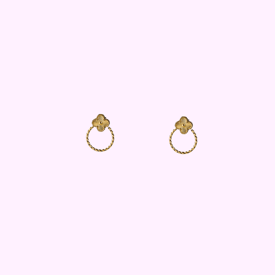 Floral Loop - Gold
