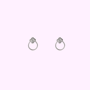 Floral Loop - Silver