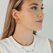 Twisted Hoops - Gold